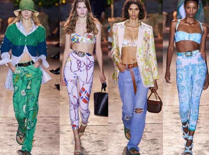 Тренды летних женских брюк 2021 года - отпускные, курортные и пляжные варианты от стилистов модных домов
