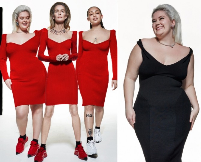 модные вечерние платья 2021 года красного и черного цвета