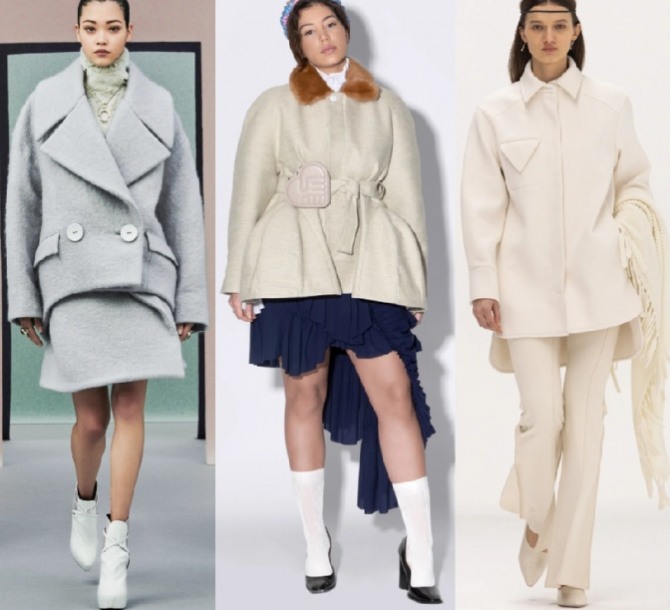 демисезонная женская европейская мода осень-зима 2021-2022 - куртки из кашемира