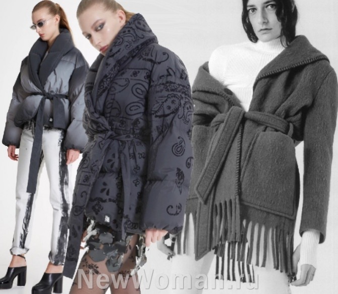 текстильные тканевые женские куртки 2022 года с воротником шалька