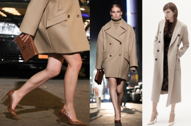бежевое пальто для женщин - модели в нейтральной цветовой гамме на 2022 год