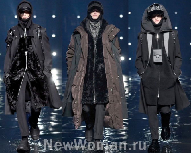 модная тенденция пальтовой моды 2022 - двухслойные пальто для женщин от бренда Живанши