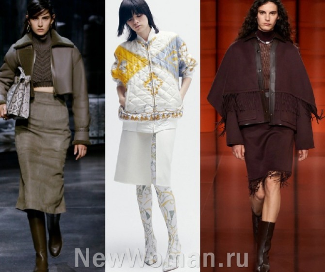 Юбки 2022 года с миланской, парижской, нью-йоркской, лондонской недель моды,какие юбки надевать с курткой в 2022 году - образы от мировых дизайнеров
