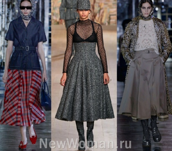 юбки от Christian Dior - женская мода 2022 года