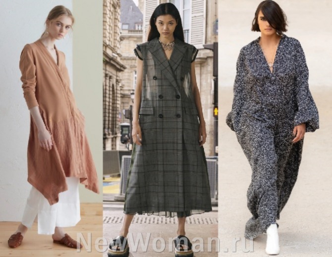фасоны модных платьев для полных девушек и женщин на осень 2022 года