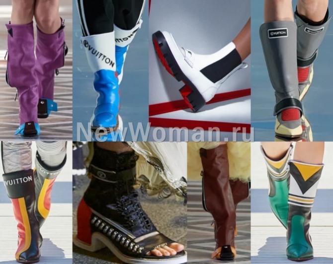 многоцветные модели женских сапог 2022 года - обзор главных трендов обувной моды на весну, лето, осень и зиму 2022 года