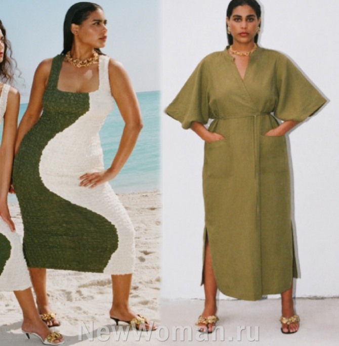 модные летние платья для полных женщин от бренда Mara Hoffman - новинки из коллекции весна-лето 2022