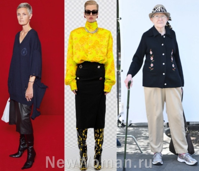 мода для пожилых женщин весна-лето 2022, повседневный гардероб