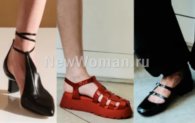 женские модные туфли сезона Весна-Лето 2023 - коллекция бренда 3.1 Phillip Lim, RESORT 2023 (Нью-Йорк)