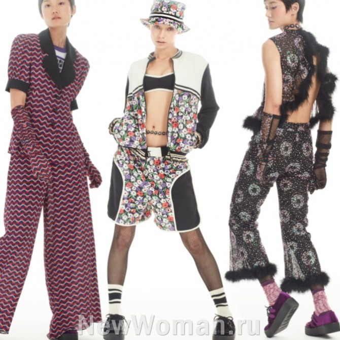 люксовая одежда весна-лето 2023 от модного дома Anna Sui Resort 2023, женские костюмы