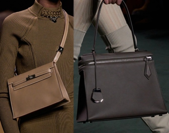 сумки из Франции, зимние модели коричневого цвета 2023 года от модного дома Hermès, Франция
