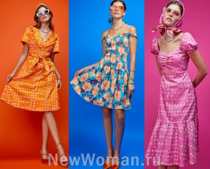 модные платья сезона лето 2023 с мелким и крупным рисунком - от бренда Autumn Adeigbo SPRING 2023 READY-TO-WEAR, Нью-Йоркская Неделя моды