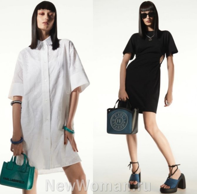 в каких модных платьях ходить на работу летом 2023 года - фото дизайнерских моделей из Франции