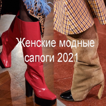 Модные женские сапоги 2021 года - бренды, тренды, фото