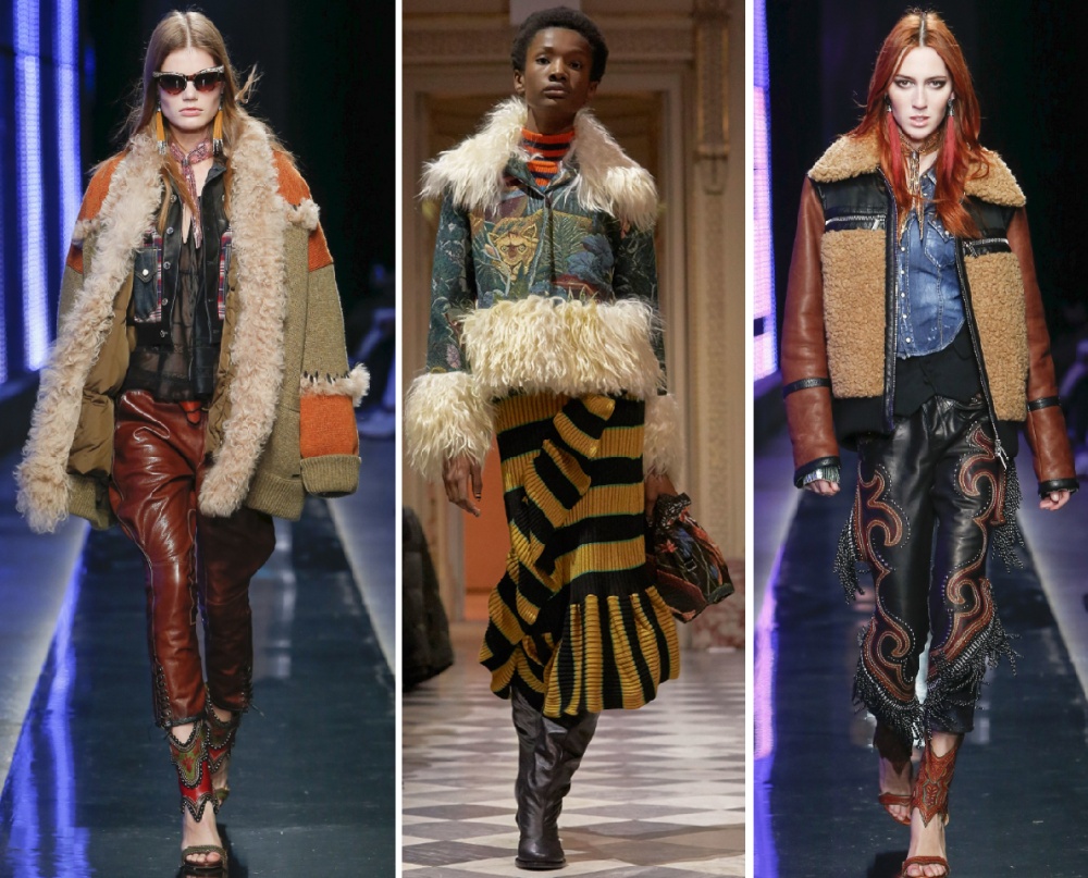 женская модная и стильная куртка под дубленку с искусственным мехом - модный тренд 2019 года