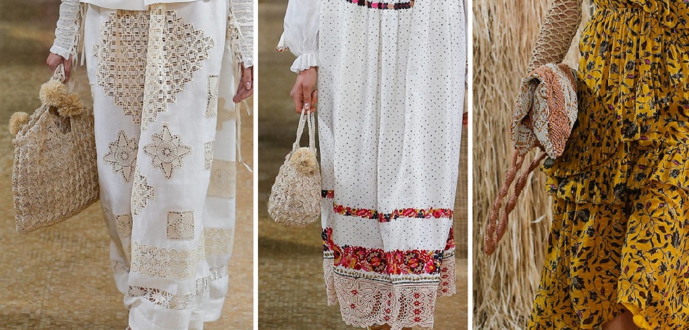Плетеные кантри сумки 2019 от модного дома Ulla Johnson