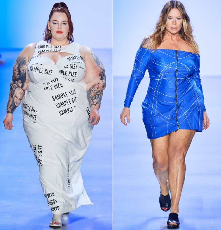 летние платья для очень полных девушек - новинки с модных дефиле 2020