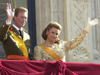 Великий Герцог Grand Duc Jean и его жена, герцогиня Grande Duchesse Marie-Therese