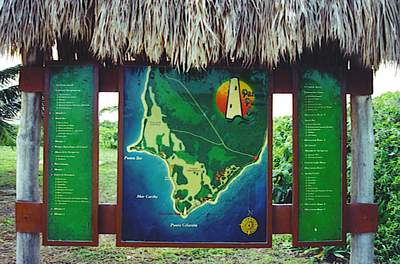 Карта острова Козумел