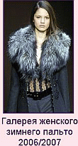 Модное женское зимнее пальто 2006-2007