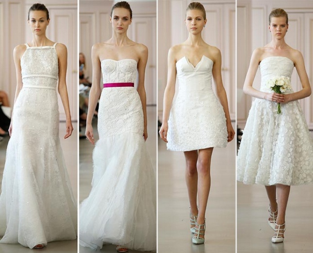 Oscar de la Renta bridal spring 2016 collection