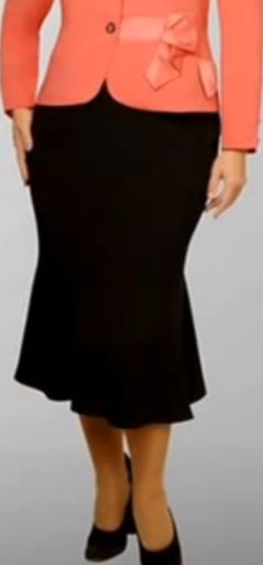 Юбки XXL: фото юбок для полных женщин, годе черного цвета