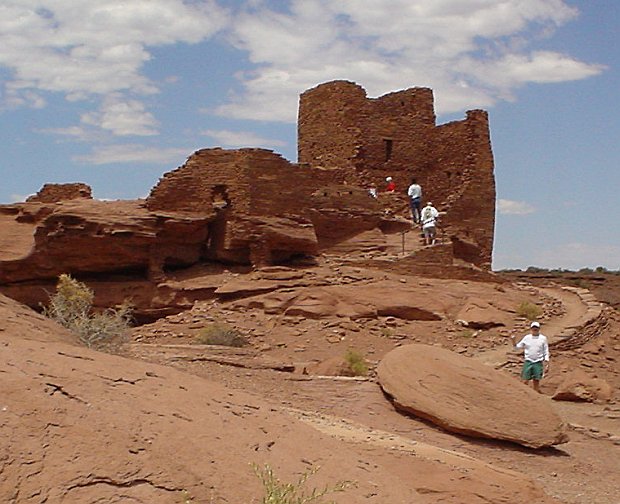 руины древнего поселения индейцев Вупатки в Аризоне