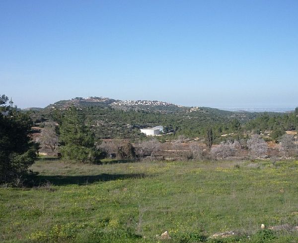 Вид на Иерусалим из деревни Абу-Гош