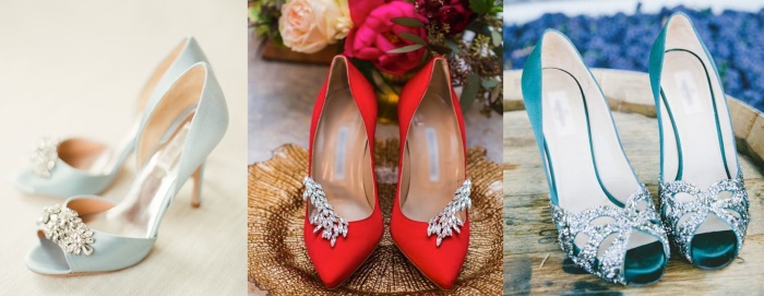 Самые дорогие туфли для невесты с отделкой каменьями