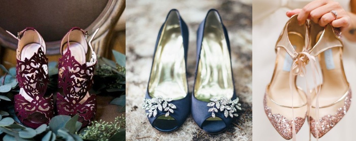 Самые красивые свадебные туфли 2017 года - фото