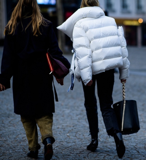модная куртка дутыш - уличная мода 2017