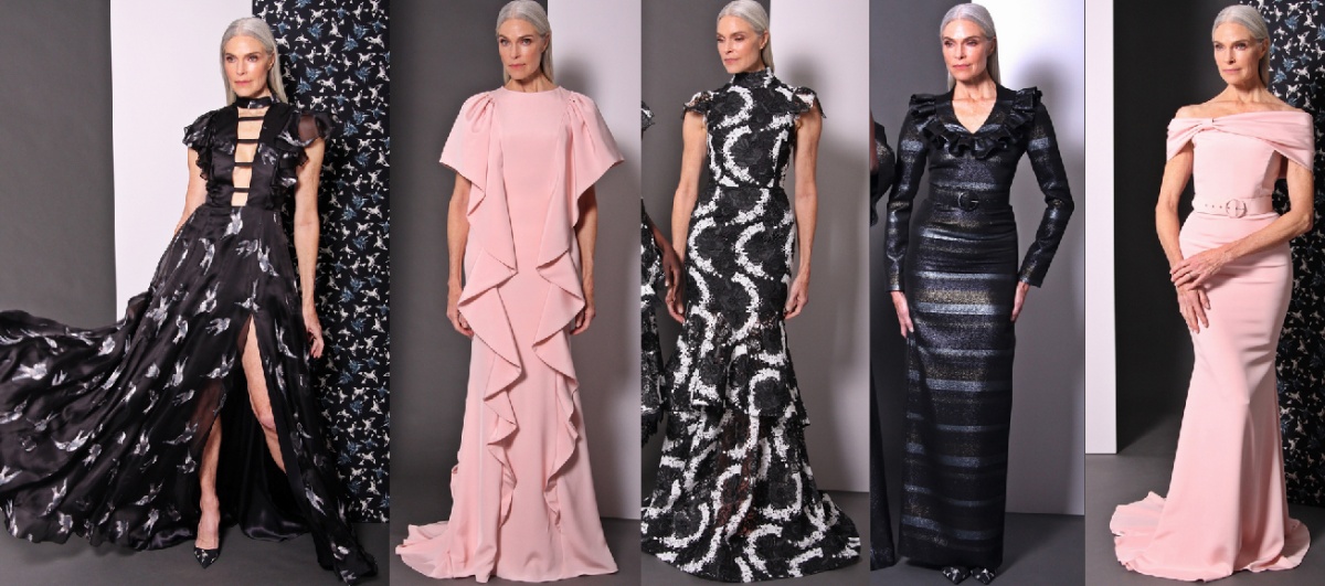 Длинные бальные и вечерние платья для пожилых женщин - новинки моды 2017