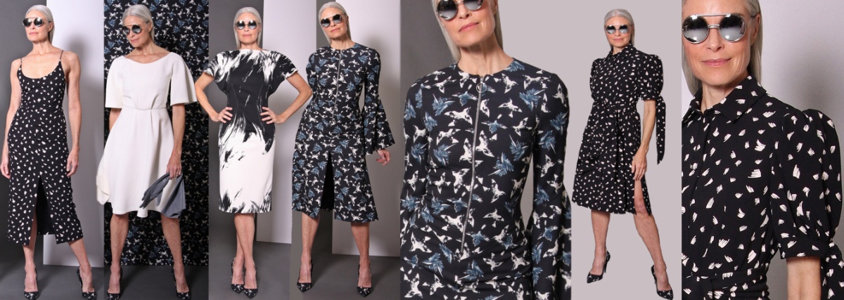 Повседневные стильные платья для дам элегантного возраста 50, 60 лет