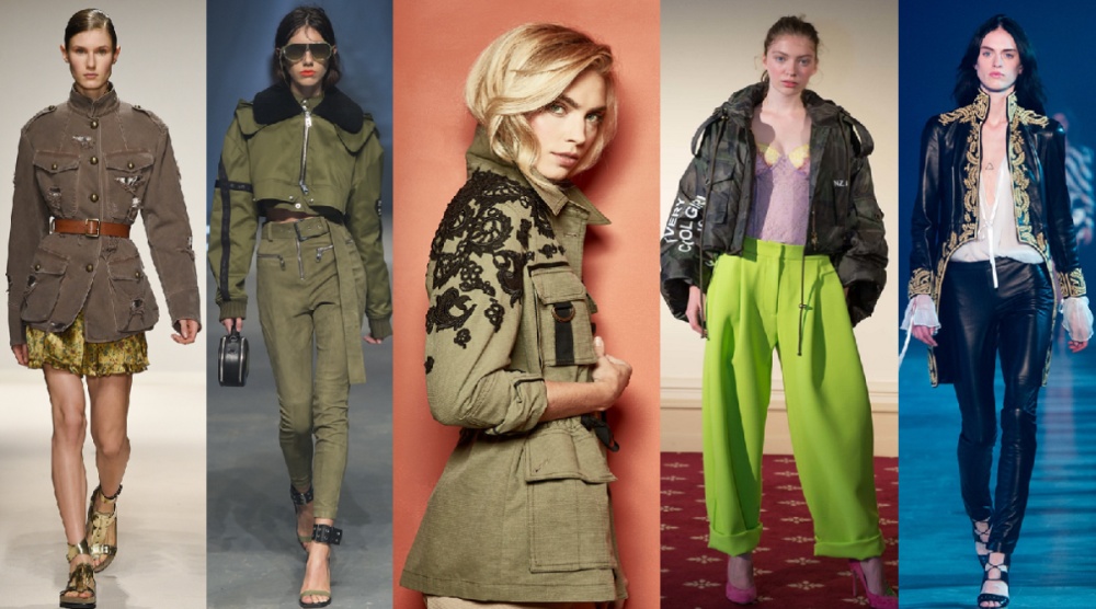Модная молодежная куртка в военном стиле сезон весна-лето 2017