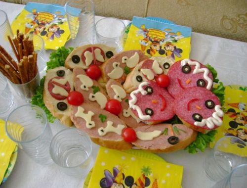 Бутерброды На Детский День Рождения Фото