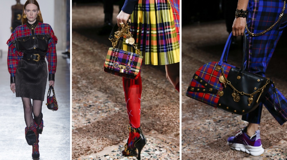 модные образы от Versace - с чем носить туфли, сапоги, кроссовки в 2018-2019 году