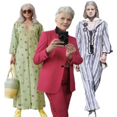 Платья и костюмы для пожилых женщин на Весну-Лето 2018