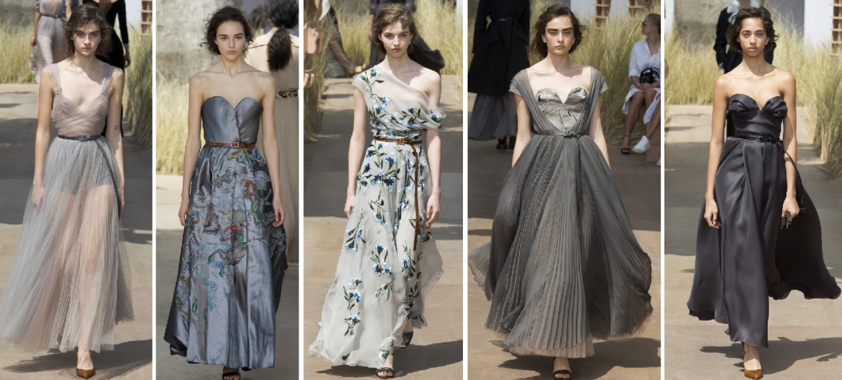 летние нарядные платья 2018 от Christian Dior