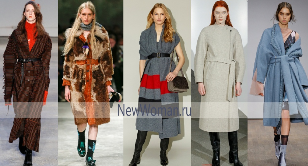 Осеннее пальто с аксессуарами - мужские ремни и пояса разной ширины