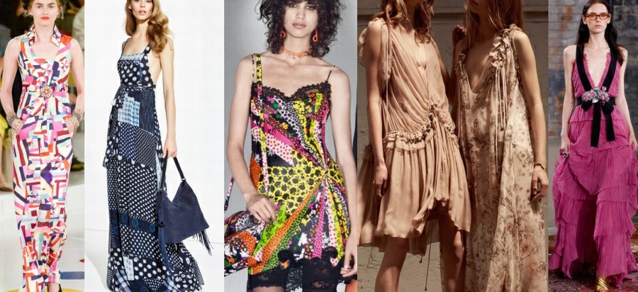 Сарафаны из круизной коллекции Resort 2016 от Chanel, Gucci, Chloe, Versace, Diane von Furstenberg