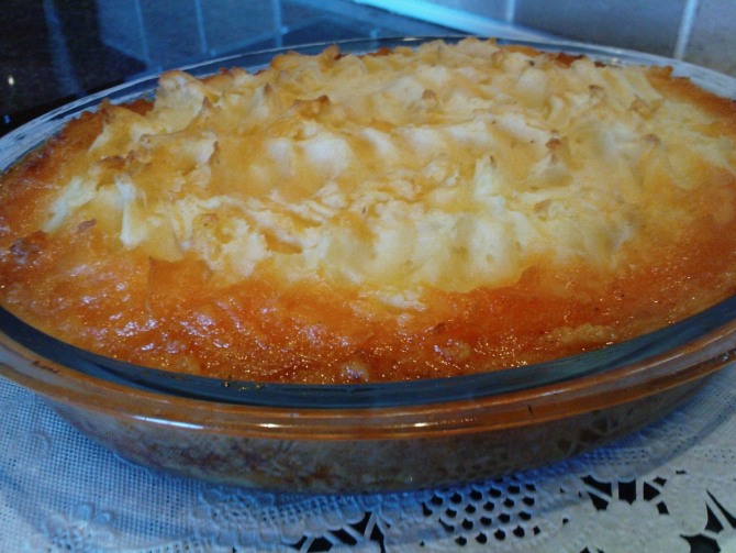 Рецепт английского пирога Cottage pie - деревенский пирог