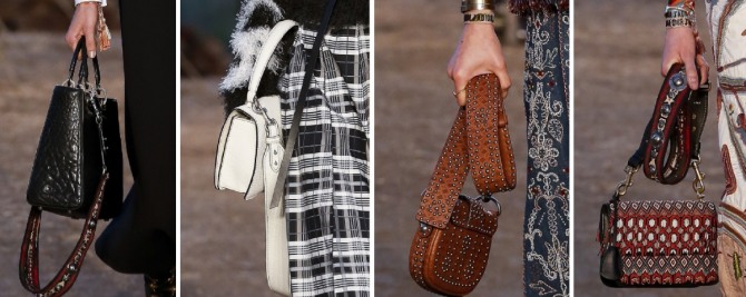  Christian Dior - модные сумки 2018 года на широком ремнем