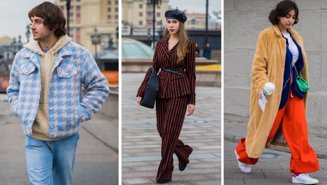 Фото модной молодежной уличной моды на Весну 2018 - Москва