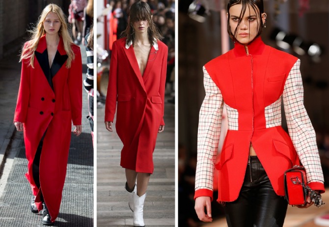 новинки пальтовой моды на весну 2018 Marques ' Almeida, Each x Other, Alexander McQueen