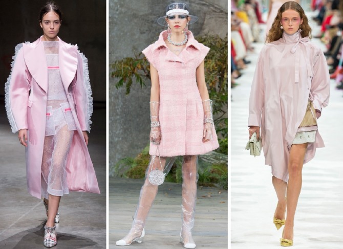 Розовое пальто от Christopher Kane, Chanel, Valentino
