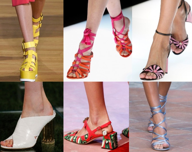 какая обувь подходит к модному летнему платью 2018