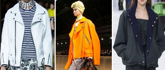 Металлические элементы модных женских курток: молнии, клепки, люверсы