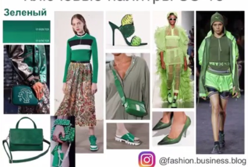 обувь зеленого цвета весна-лето 2018