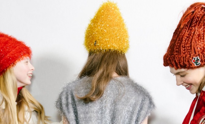 шапки для девочек-подростков осень-зима 2018-2019