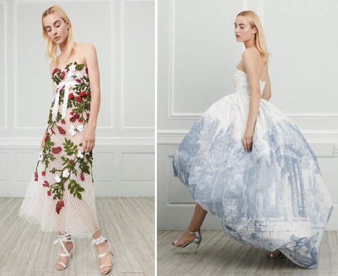 шикарные летние вечерние платья 2019 от Oscar de la Renta